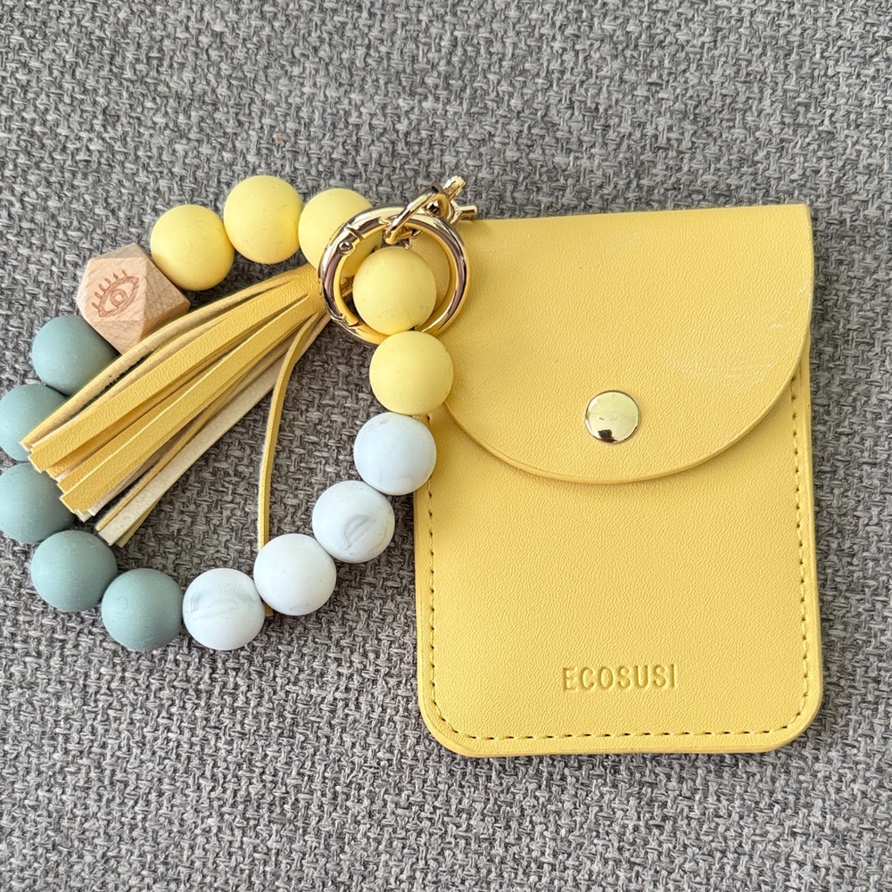 Ecosusi Yellow Key & Card Holder
